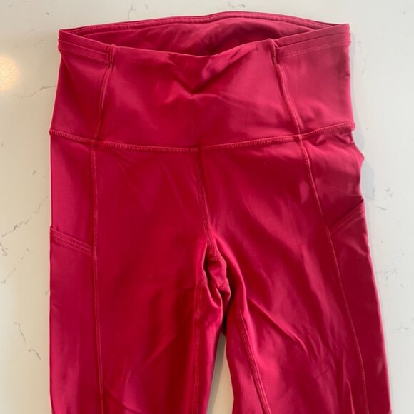 Lululemon Fast and Free High-Rise Legging 28” - Size 4 - Red ‼️FREE SHIPPING‼️ - Picture 4 of 6